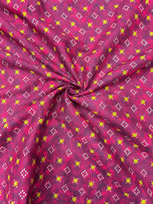 Premium Multicolor Jyothi Cotton Fabric (100% Pure Cotton) – Soft & Breathable 40 width