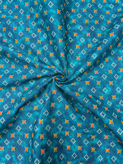 Premium Multicolor Jyothi Cotton Fabric (100% Pure Cotton) – Soft & Breathable 40 width