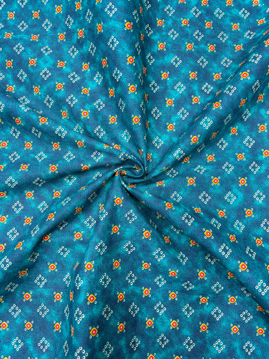 Premium Multicolor Jyothi Cotton Fabric (100% Pure Cotton) – Soft & Breathable 40 width