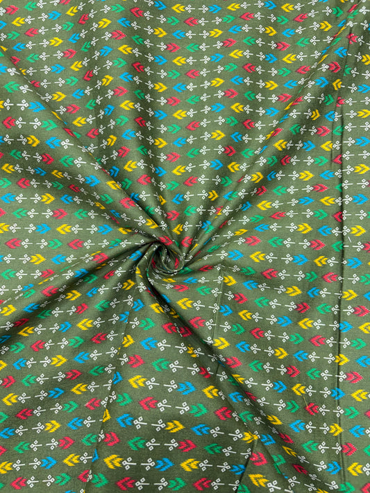 Premium Multicolor Jyothi Cotton Fabric (100% Pure Cotton) – Soft & Breathable 40 width