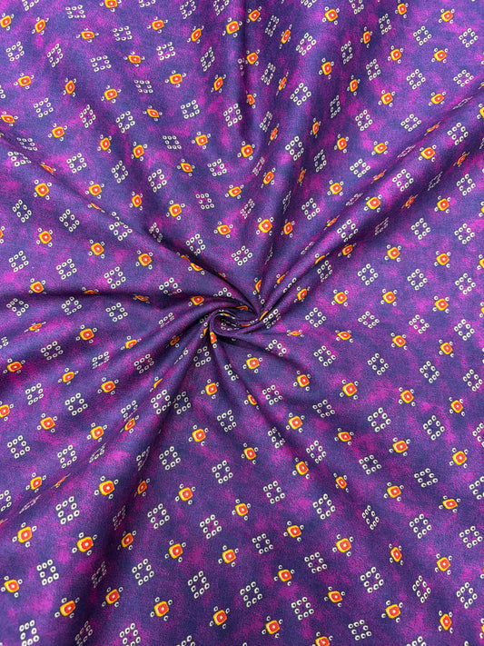 Premium Multicolor Jyothi Cotton Fabric (100% Pure Cotton) – Soft & Breathable 40 width