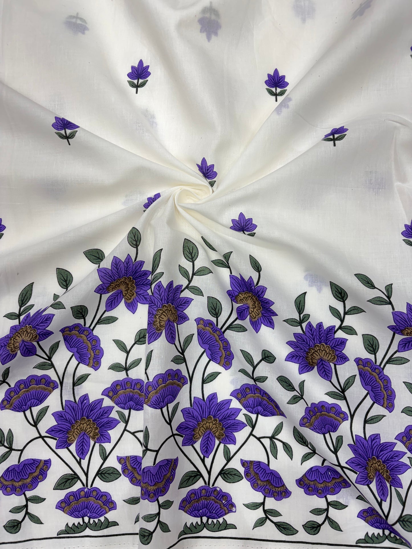 Premium Multicolor Jyothi Cotton Fabric (100% Pure Cotton) – Soft & Breathable 40 width