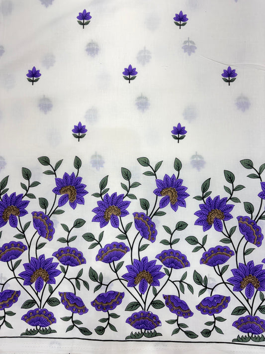 Premium Multicolor Jyothi Cotton Fabric (100% Pure Cotton) – Soft & Breathable 40 width