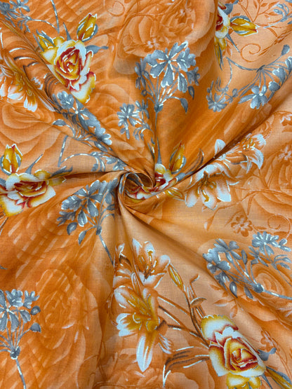Premium Multicolor Jyothi Cotton Fabric (100% Pure Cotton) – Soft & Breathable 40 width