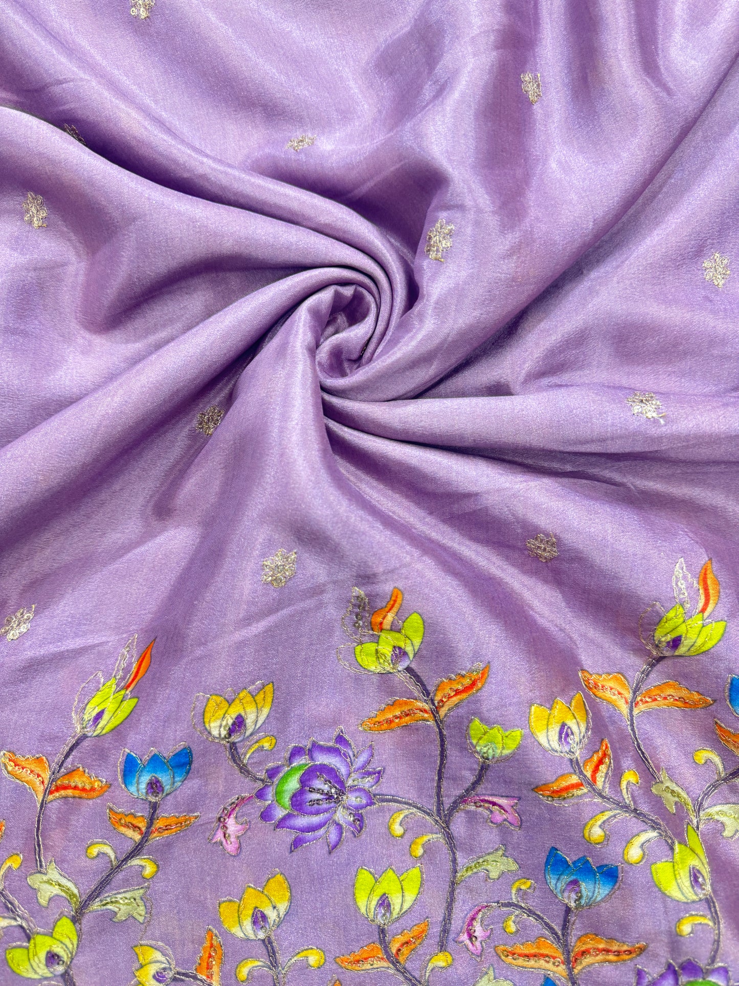 🥰🦌Beautiful Kalamkari Border Fabrics 🦚 44width