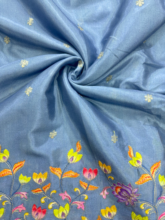 🥰🦌Beautiful Kalamkari Border Fabrics 🦚 44width