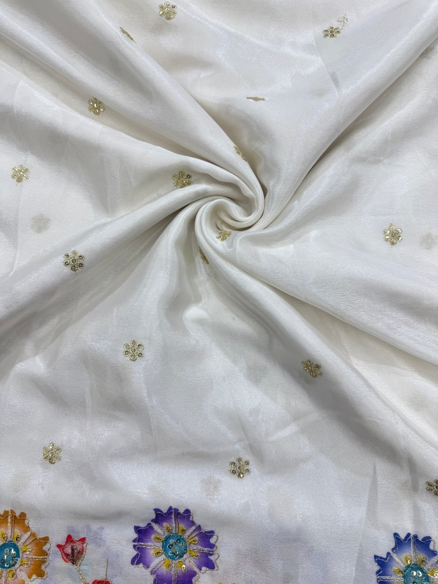 🥰🦌Beautiful Kalamkari Border Fabrics 🦚 44width