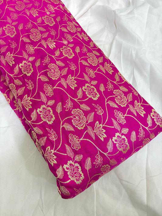 Royal Zari banarasi Fabrics Lace – Premium Designer Brocade Material 44inch width