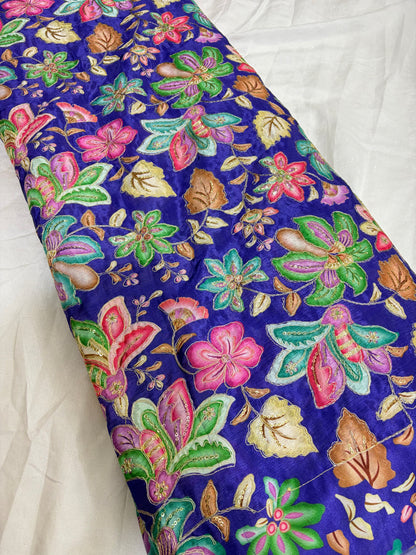 Beautiful 😍 Pure Chenin fabrics flower desing 44inch width