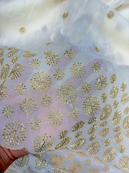 Space  fabric with beautiful beats work lehanga ,blouse, Anarkali, sare , frock , gowns 44 inch width