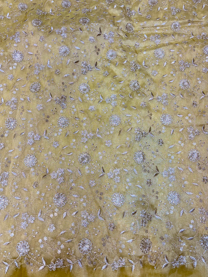 Royal Bloom Tissue Net Fabric 44width