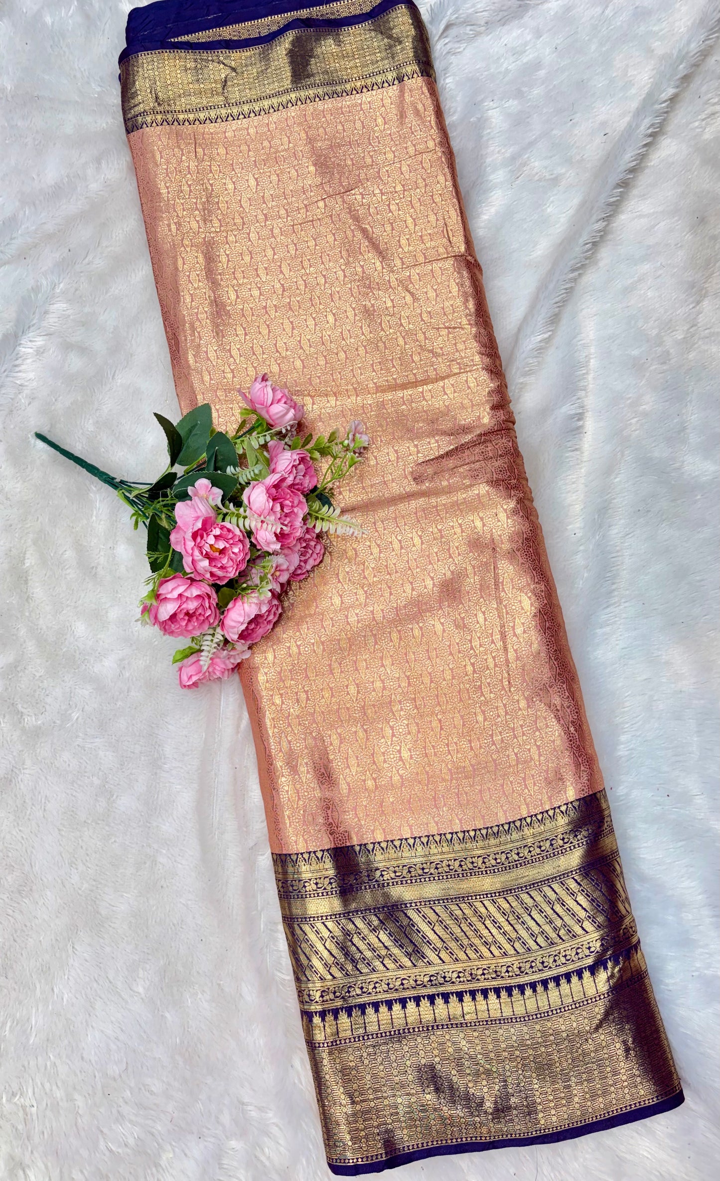 Royal Heritage Pattu Zari Weaving Fabric 44inch width