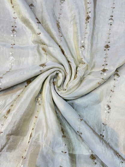 Premium Celestia Viscose Tissue Handwork Fabric 54inch width ( Dyble ) ✅