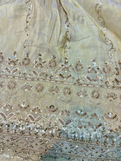 Premium Celestia Viscose Tissue Handwork Fabric 54inch width ( Dyble ) ✅