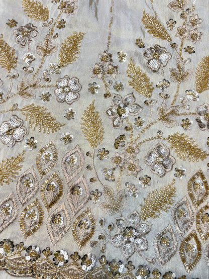 Premium Celestia Viscose Tissue Handwork Fabric 54inch width ( Dyble ) ✅