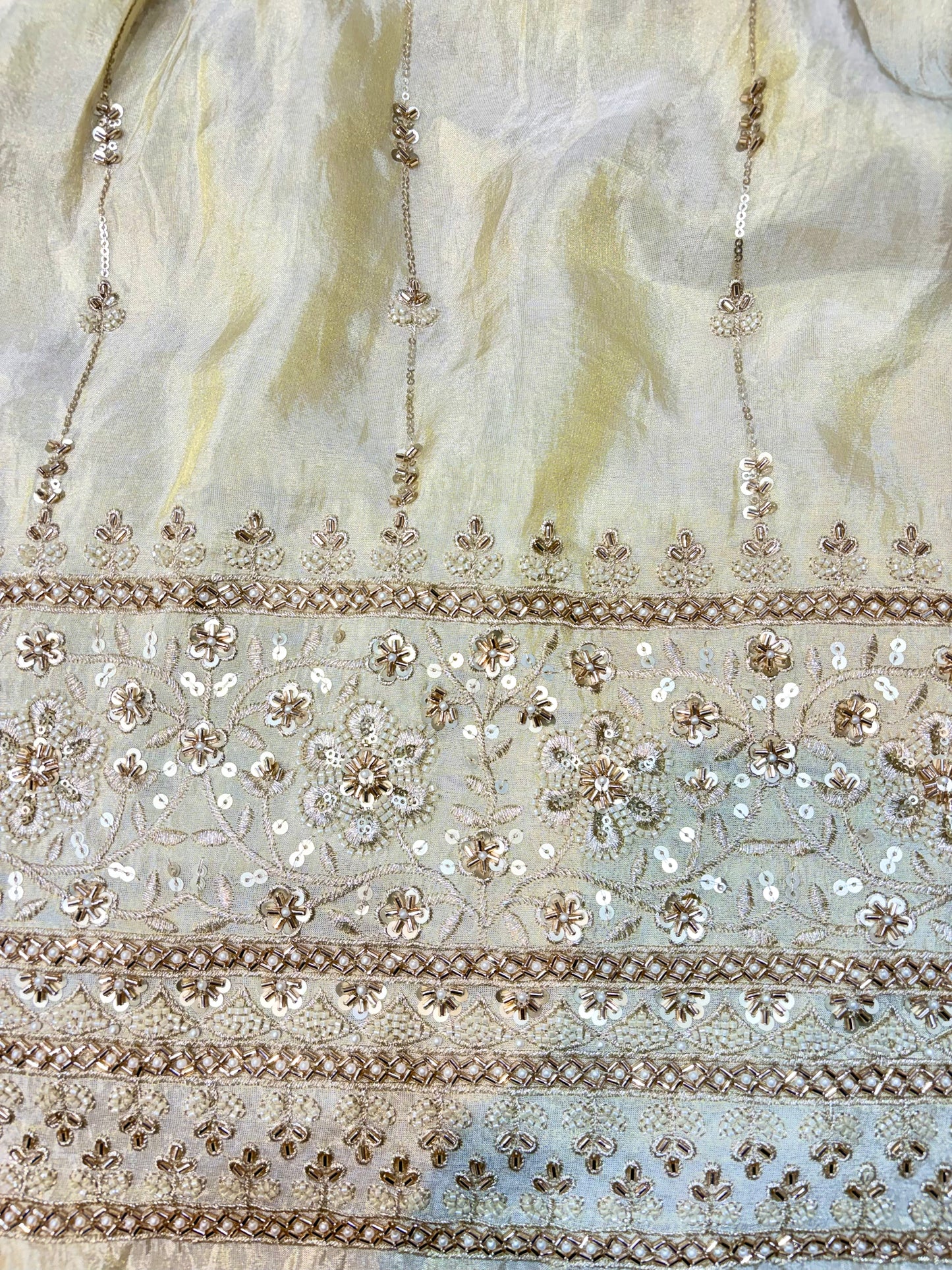 Premium Celestia Viscose Tissue Handwork Fabric 54inch width ( Dyble ) ✅