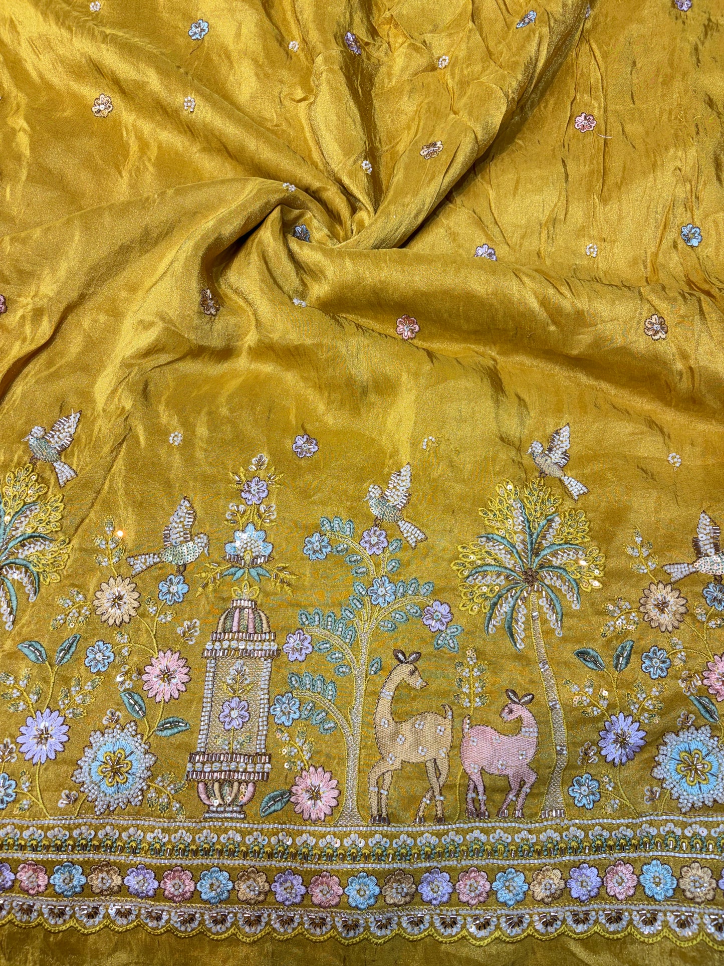 Premium Celestia Viscose Tissue Handwork Fabric 54vinch width