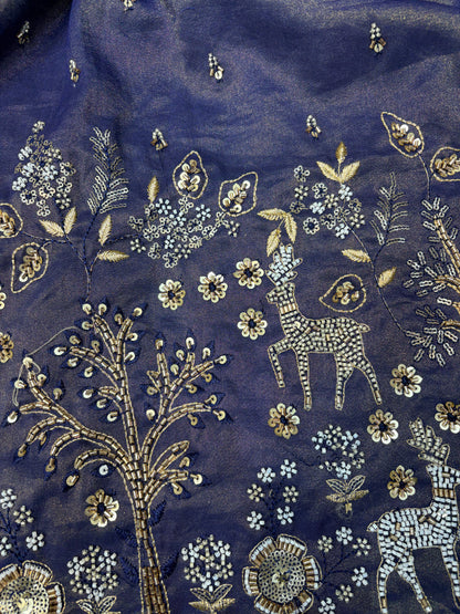 Premium Celestia Viscose Tissue Handwork Fabric 54inch width