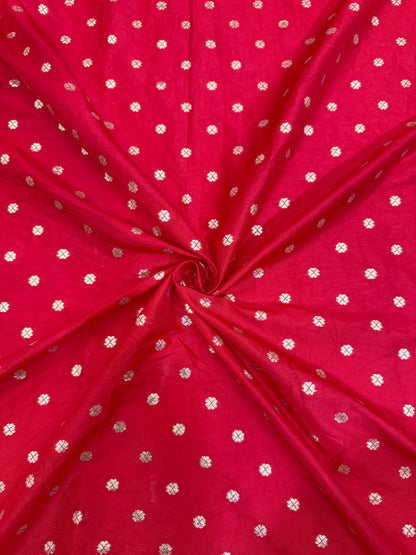 paitanick lace  Banarasi Silk Dupatta with Golden Zari 4 side fancy  lace border & Designer Border – 2.5 Meter