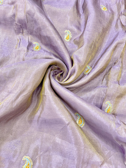 😍Pure viscouse tissu embroidery border 💕with elephant 🐘desing lehanga,Sari,blouse , dress  45-inch width