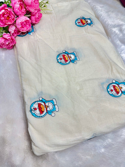 👗بلوزات بيبلوم عصرية من قماش الكورا القطني مع تطريز 💐عرض 44 بوصة