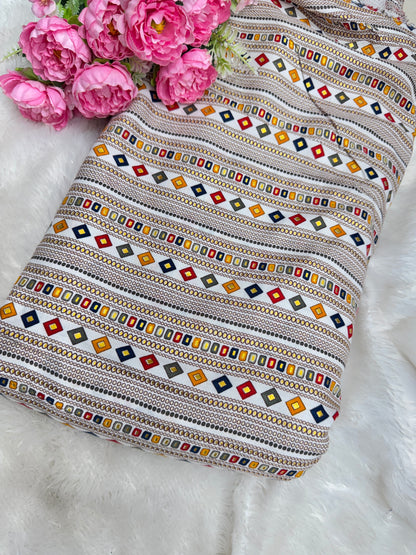 👗 beautiful 💕printed rayon fabric premium quality 44width