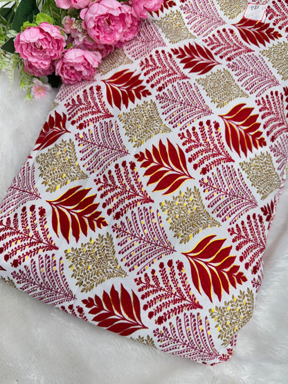 👗 beautiful 💕printed rayon fabric premium quality 44width