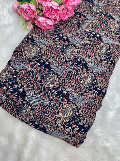 👗 beautiful 💕printed rayon fabric premium quality 44width