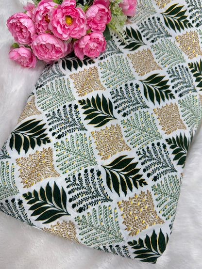 👗 beautiful 💕printed rayon fabric premium quality 44width