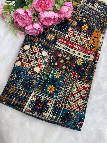 👗 beautiful 💕printed rayon fabric premium quality 44width