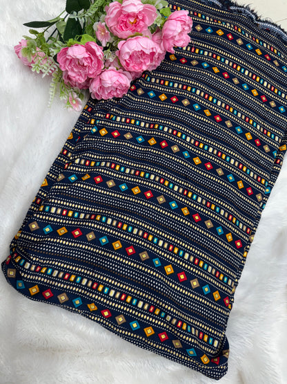 👗 beautiful 💕printed rayon fabric premium quality 44width