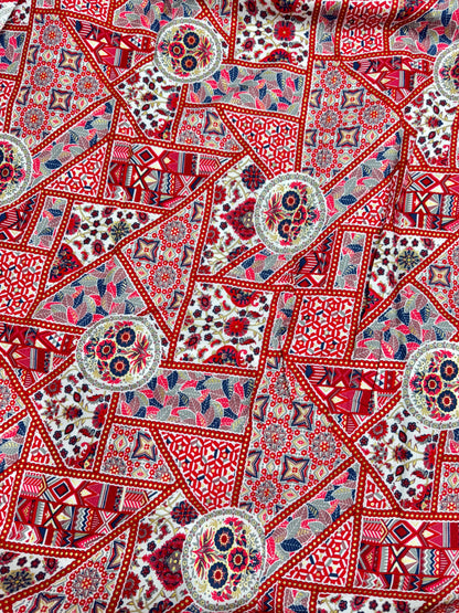 👗 beautiful 💕printed rayon fabric premium quality 44width