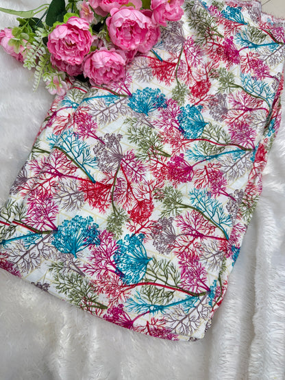 👗 beautiful 💕printed rayon fabric premium quality 44width