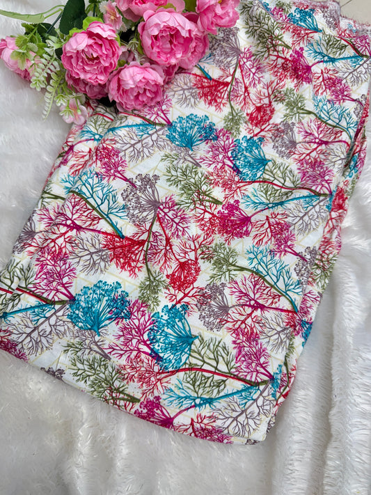 👗 beautiful 💕printed rayon fabric premium quality 44width