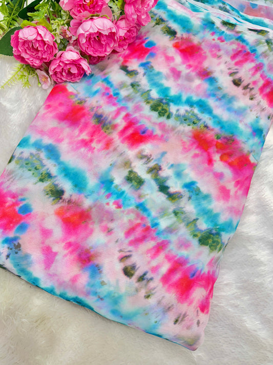 100% Soft 👗printed georgette,🥻Lightweight  44-45inch width Sare , Anarkali , dresses