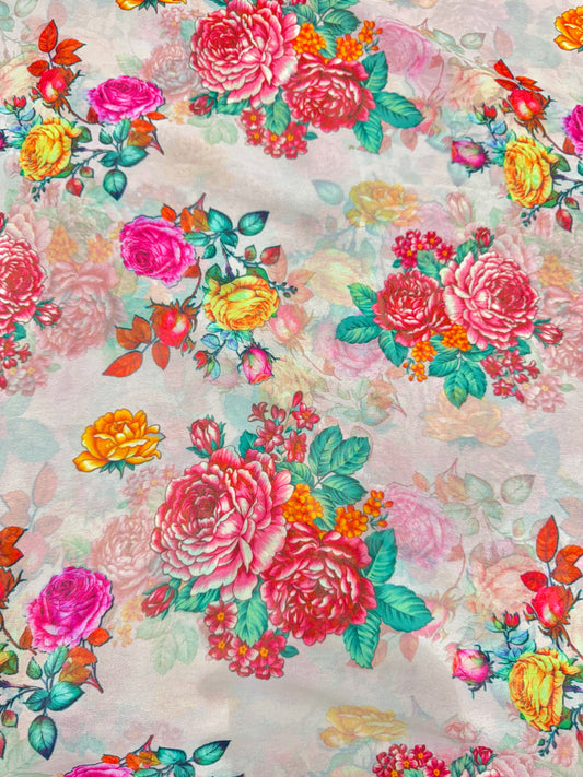 100% Soft 👗printed georgette,🥻Lightweight  44-45inch width Sare , Anarkali , dresses