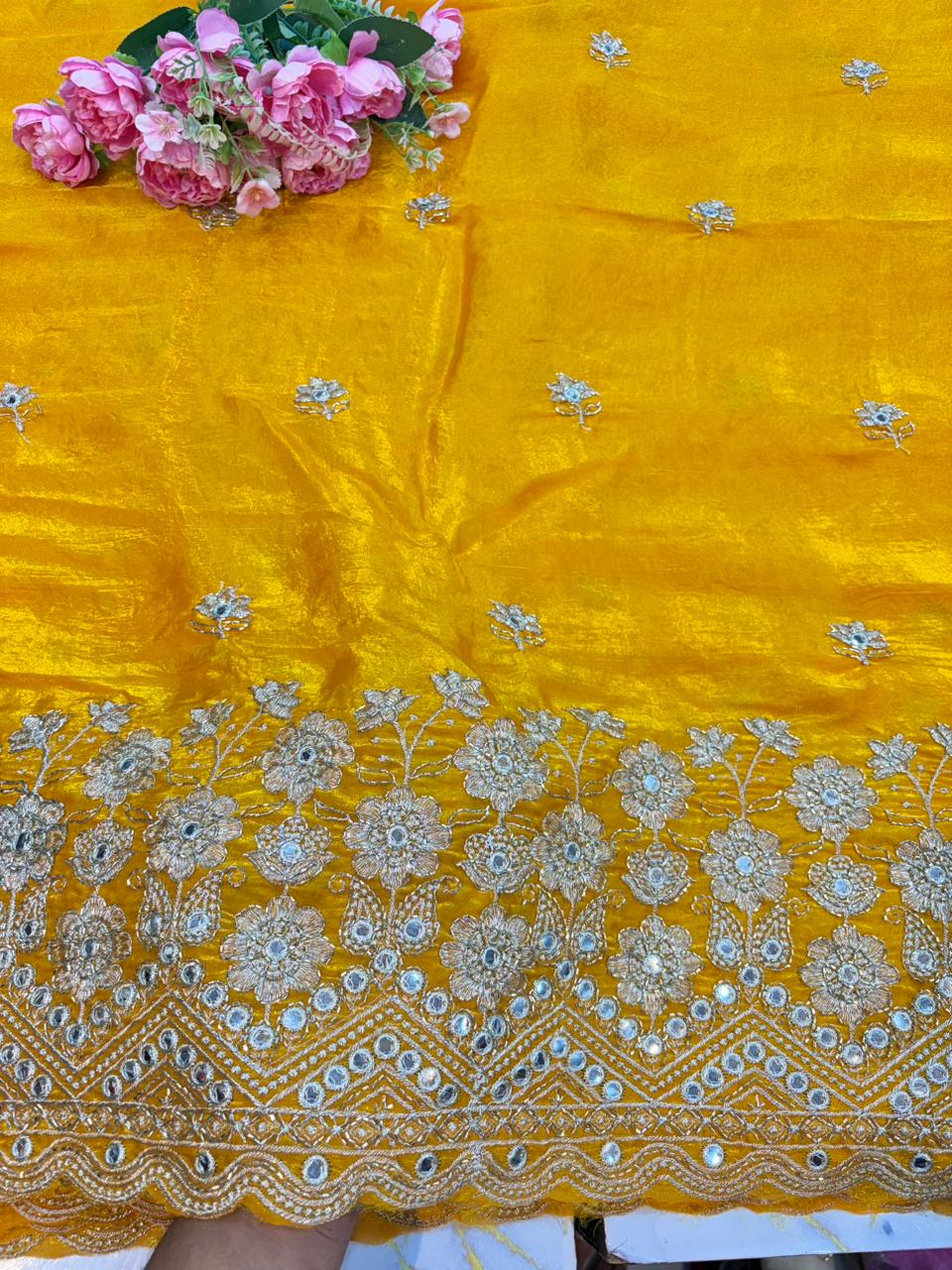 The Royal Fendy free-flowing, lightweight, and comfortable Width: 44-inch Premium Fendy Fabric, recognized for its luxurious