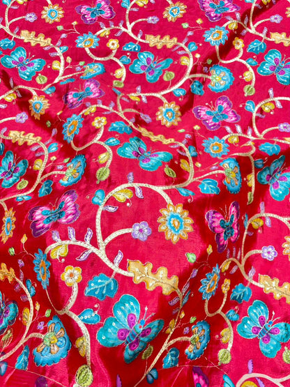 Beautiful 😍 Pure Chenin fabrics flower desing 44inch width