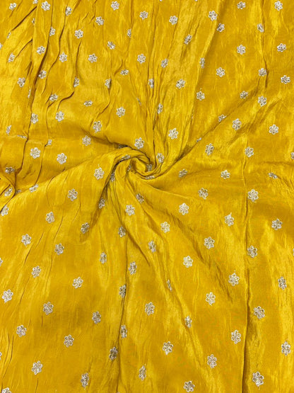 Regal Viscose Tissue fabrics – Exquisite Beadwork & Floral Artistry  Width 44