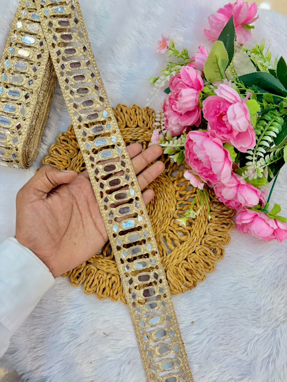 Exclusive Lace border pack of 9metrr