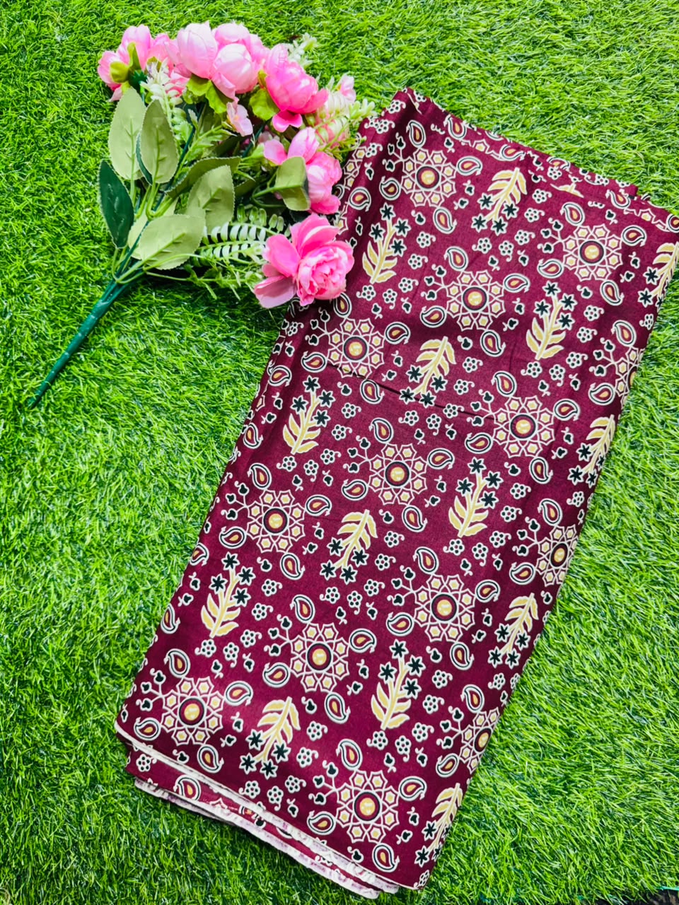 Premium Printed 100% pure cotton  Width 44