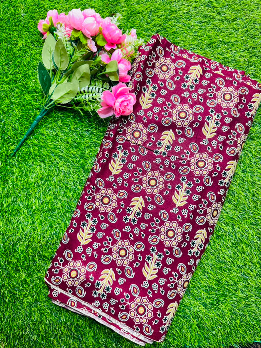 Premium Printed 100% pure cotton  Width 44
