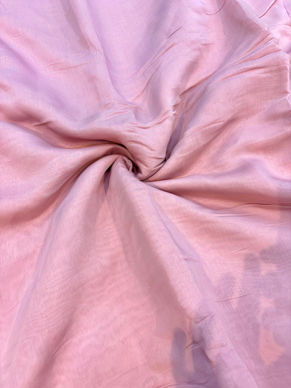 Elegant Pashmina Silk with 2 side work Dupatta with Embroidered Borders and plain width 44